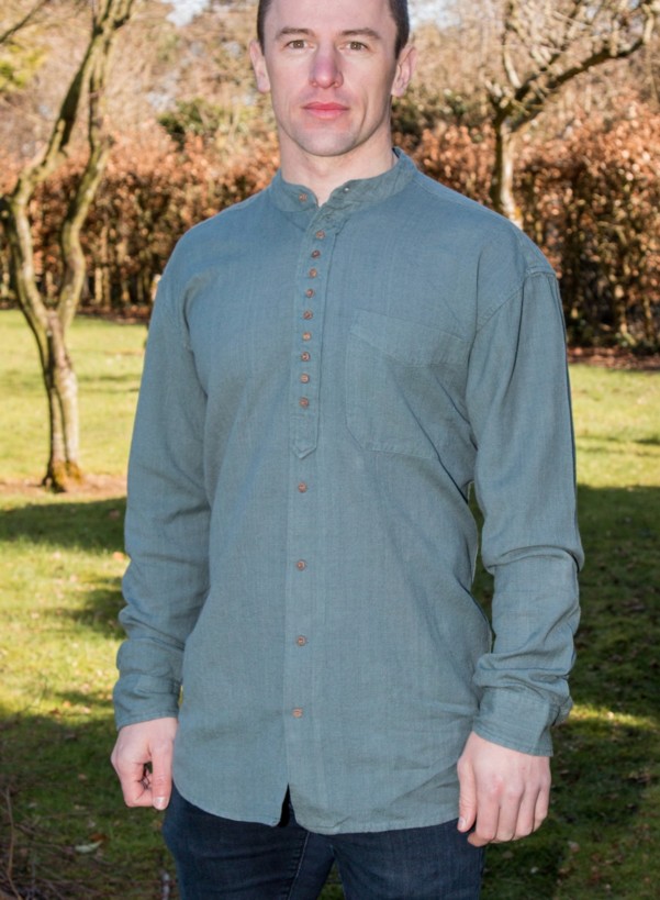 Polos, chemises, etc... Chemise Grandfather - Coloris DUSTY GREEN