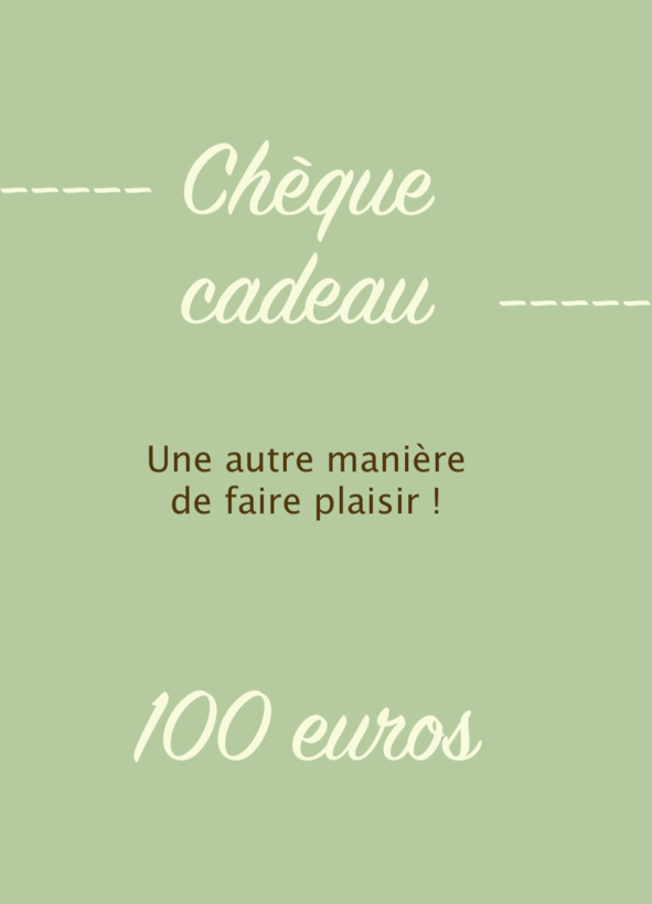 Maroquinerie Chèque cadeau de 100€