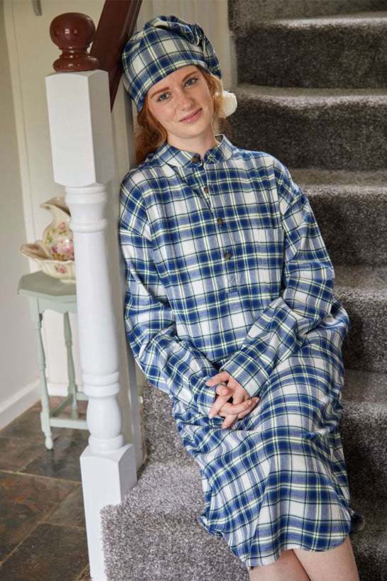 Pyjamas Chaussons Chaussettes Liquette en flanelle de coton
