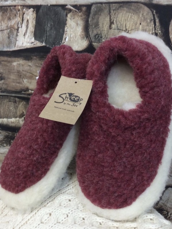 Pyjamas Chaussons Chaussettes Siberian slippers - 5 Dark Red