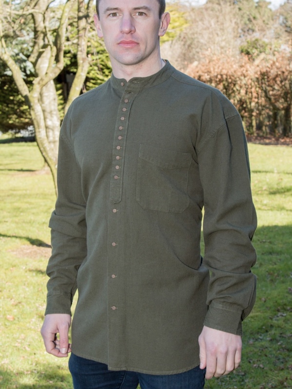 Polos, chemises, etc. Chemise Grandfather - Army Green
