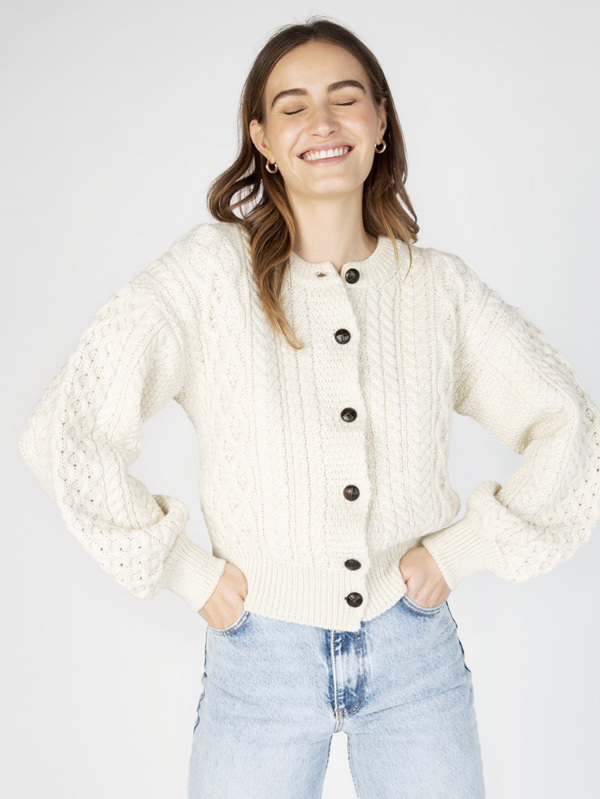 The Blossoms Collection Cropped Cardigan