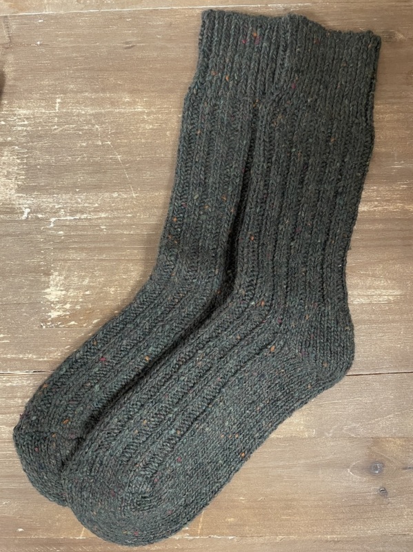 Pyjamas Chaussons Chaussettes Chaussettes extra douces - Dark Green F08-22