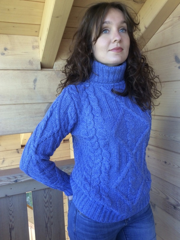 Pulls et Ponchos Pull col roulé - Wedgewood Blue