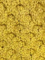 La couleur Tournesol est un chiné composé de fils jaunes bicolores vibrants et chauds.