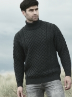 Homme Pull col roulé traditionnel