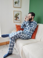 Pyjamas Chaussons Chaussettes Pyjama unisexe traditionnel 