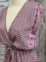 Prêt-à-porter Été Robe longue Indiana Pink Flowers