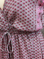 Prêt-à-porter Été Robe longue Indiana Pink Flowers